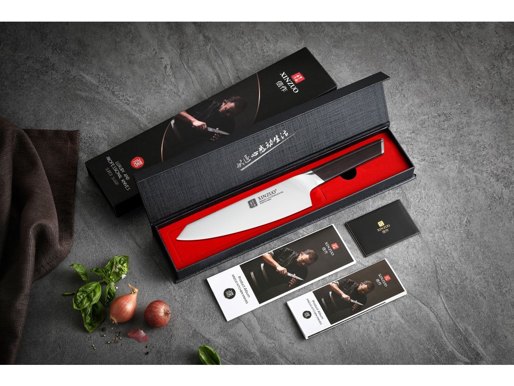 Dárkové balení šéfkuchařského nože XinZuo Rui B5